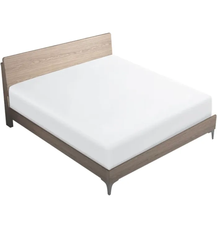 Drap-housse blanc 140×190 cm +25 cm – 57 fils – 100 % coton Neuf - photo numéro 1