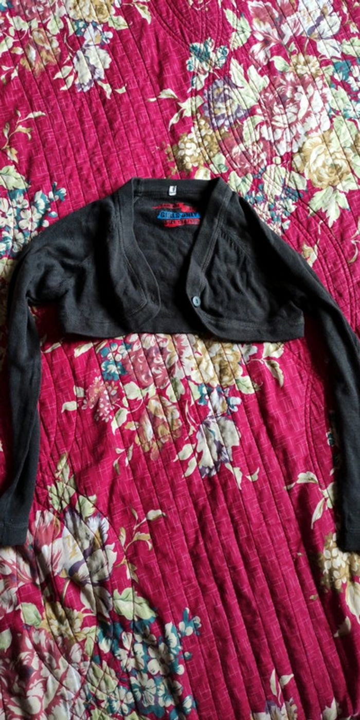 Boléro marron 10 ans