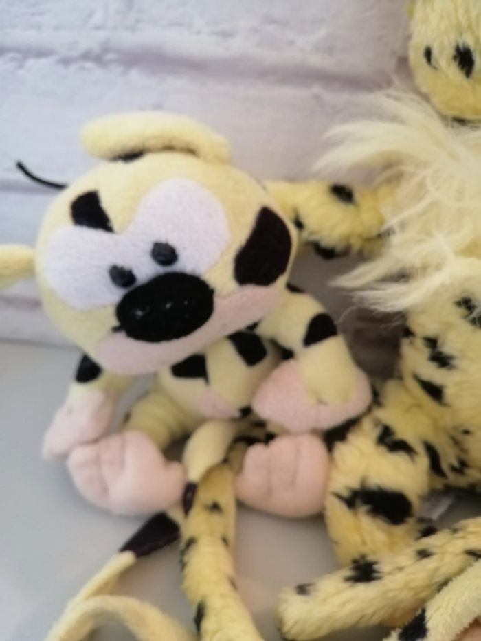 peluche marsupilami maman et 2 bébés - photo numéro 3