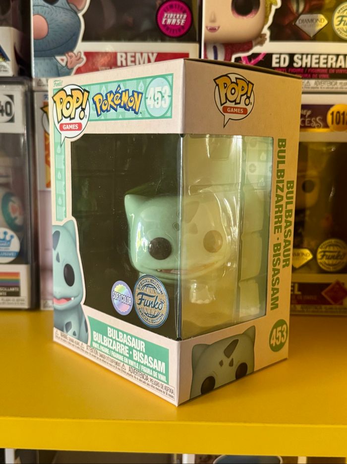 Funko Pop! Games 453 - Pokémon - Bulbasaur Bulbizarre Bisasam - Soft Color - Funko Special Edition - photo numéro 2