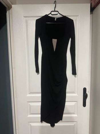 Robe longue noir asos S