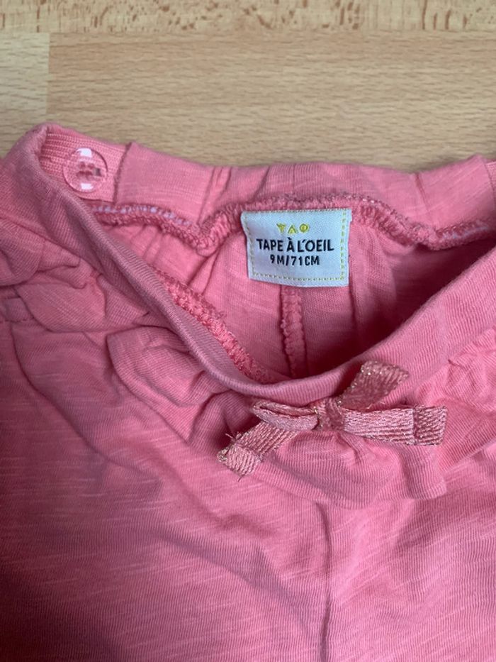 Pantalon tape à l’œil 9 mois - photo numéro 2