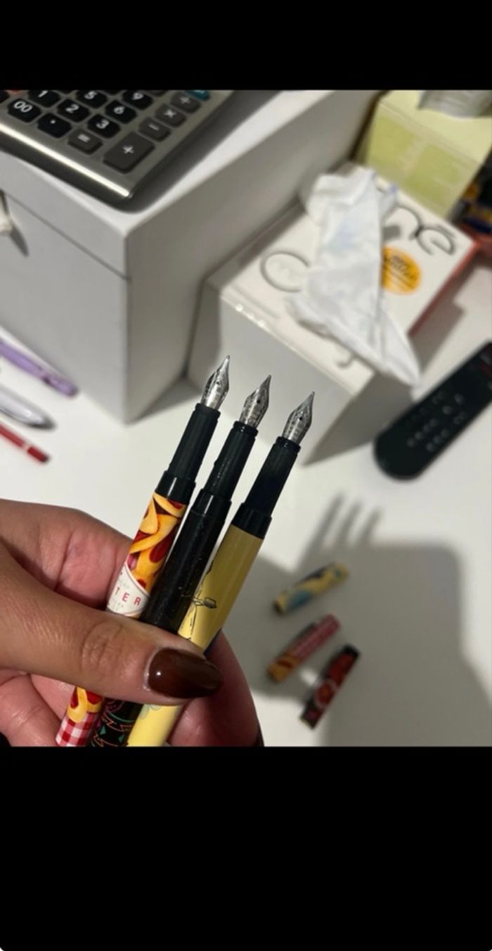 Lot stylos plumes - Plumink - photo numéro 2