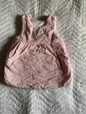 Robe épaisse rose bébé 12m