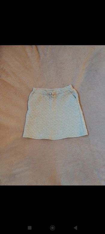 Jupe en sweat matelassée