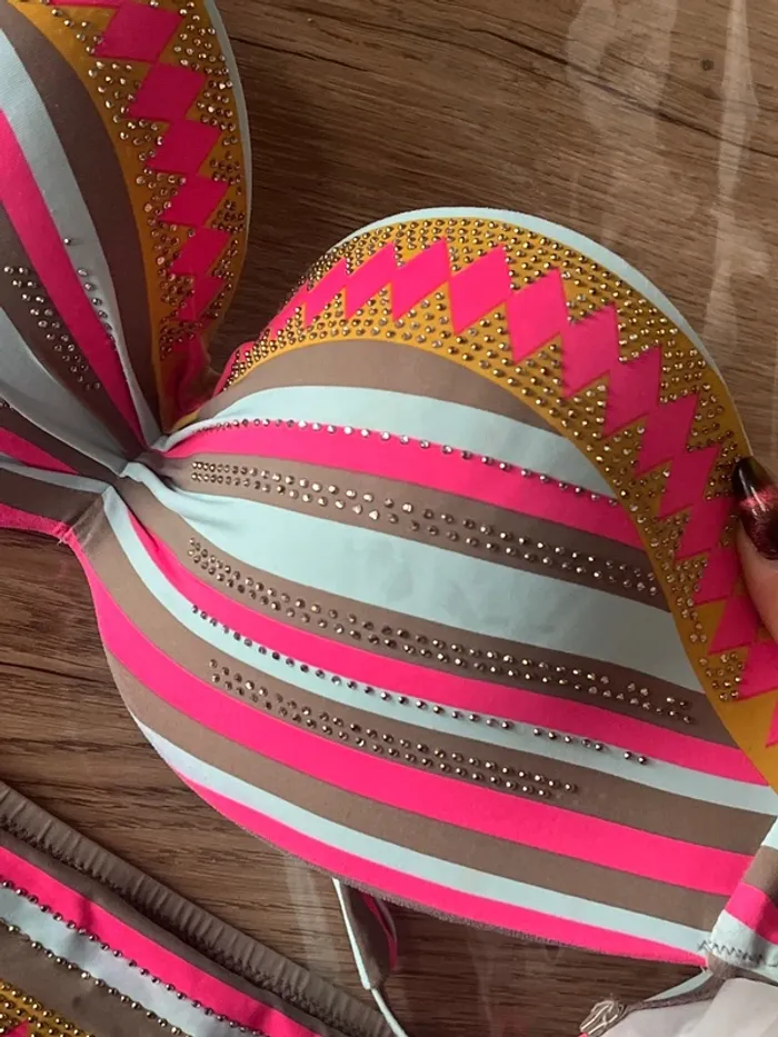 Maillot de bain 2 pièce multicolore - photo numéro 4