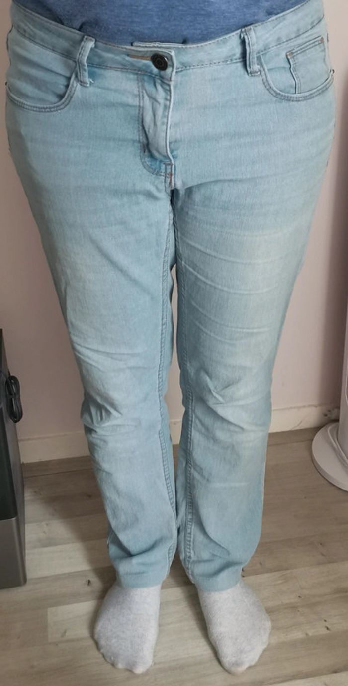 Pantalon denim gémo 38