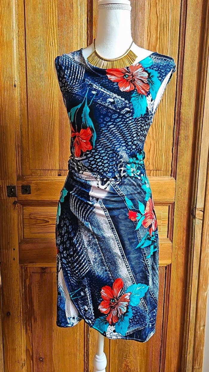 Robe d'été fluide y2k longueur genou