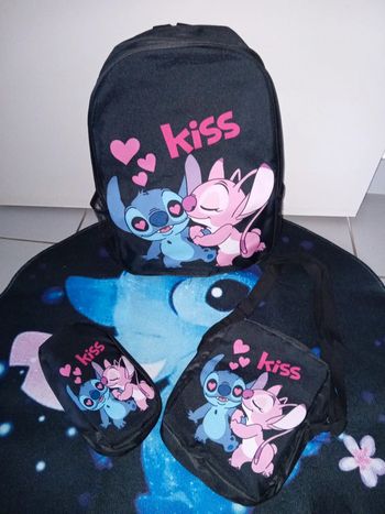 Lot 3 pièces scolaire Stitch et Angel neuf