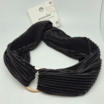 Bandeau Accessoires Cheveux Noir / Doré Neuf