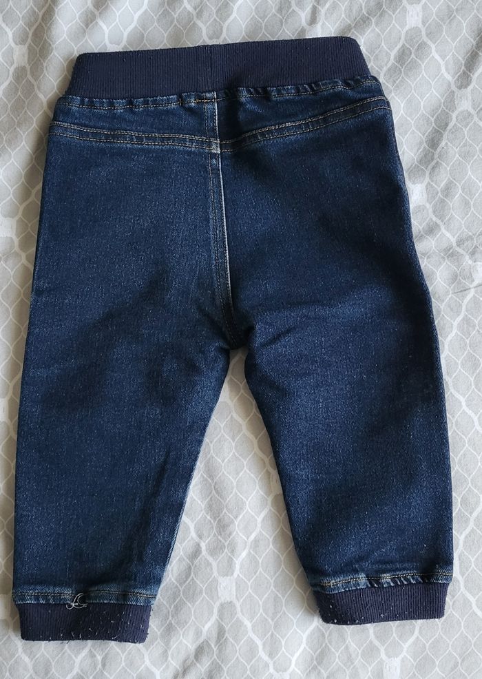 Pantalon en jean Mots d'enfants 12 mois - photo numéro 2