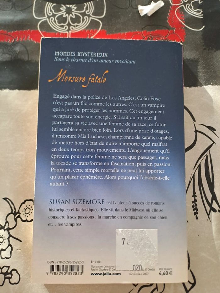 Livre Morsure Fatale, Susan Sizemore - photo numéro 2