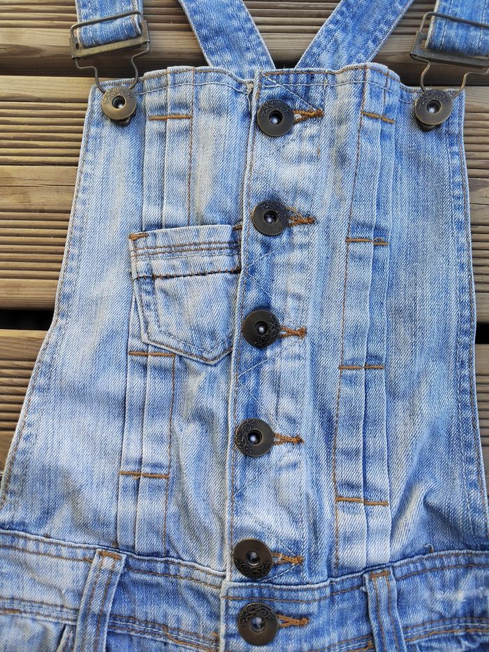 Salopette Short en Jean – Denim Collection – Taille 34/XS – Très Bon État - photo numéro 5