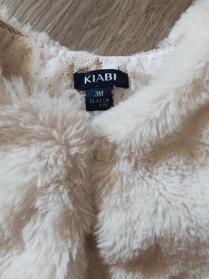 Veste moumoute sans manche kiabi - photo numéro 2