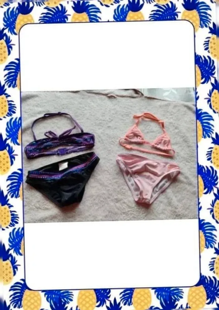 Lot de bikinis taille 4 ans