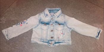 Veste en jean bébé fille 6/9 mois NEUVE