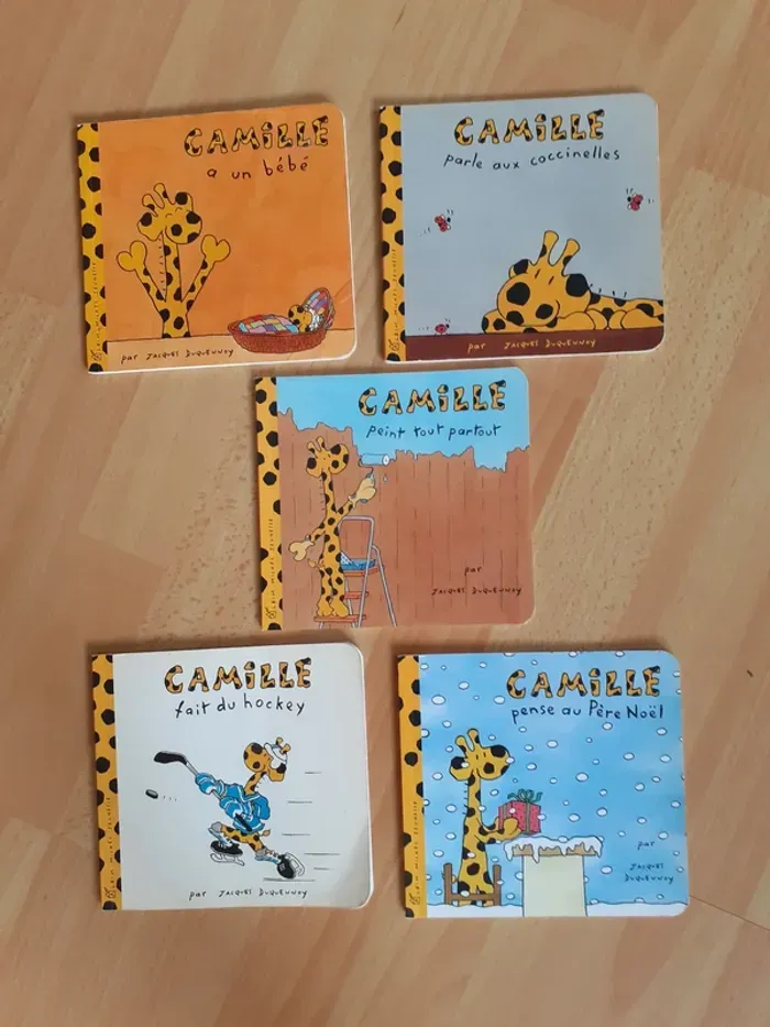 Lot 5 livres Camille - Jacques Duquennoy