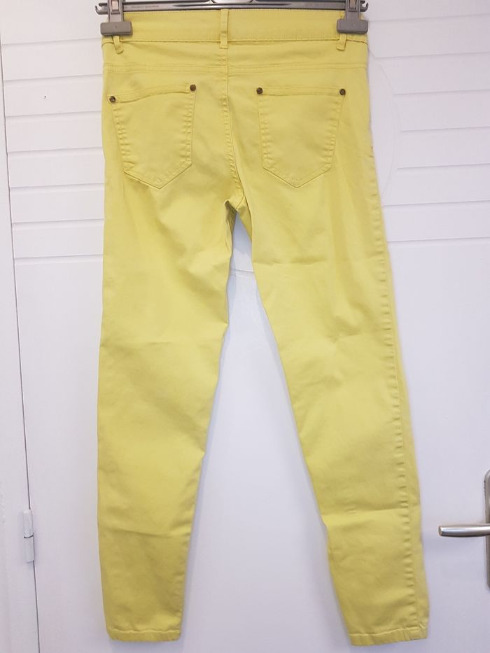 Jean skinny jaune - photo numéro 3