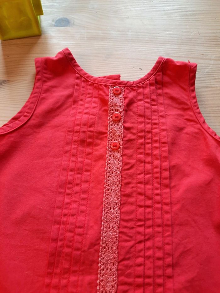 Lot 2 robes rouge fille 6 mois ou 68 cm - photo numéro 15