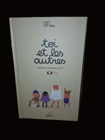 Imagier pour bébé à personnaliser - Toi et les autres - Minus Edition
