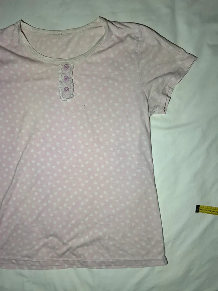 T-shirt rose - photo numéro 2