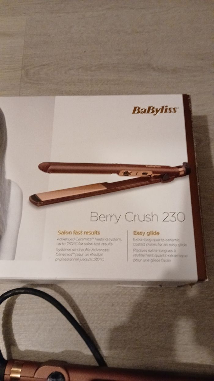 Lisseur babyliss Berry crush 230 - photo numéro 7