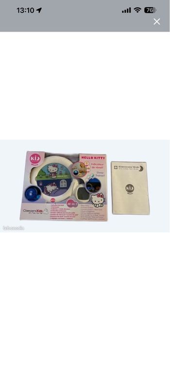 Réveil Kid Sleep Hello Kitty 