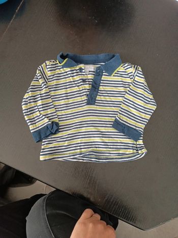 Polo manches longues 6 mois kitchoun