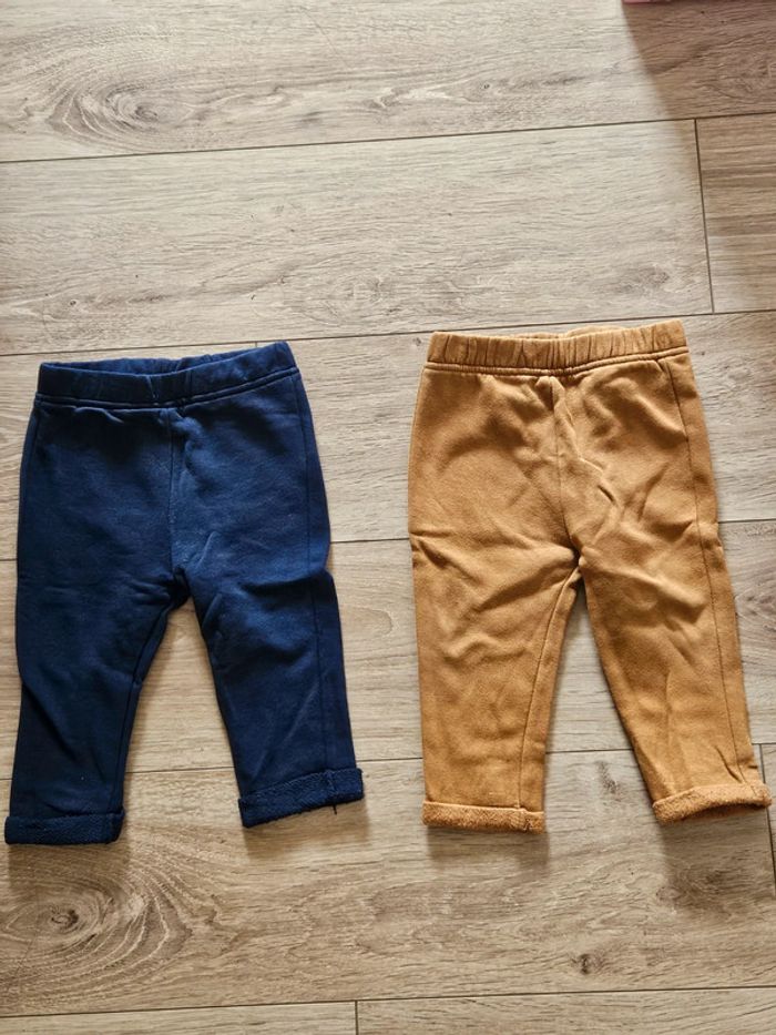 2 pantalons de jogging 12 mois