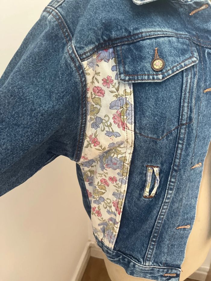 Veste en jean vintage taille M - photo numéro 3