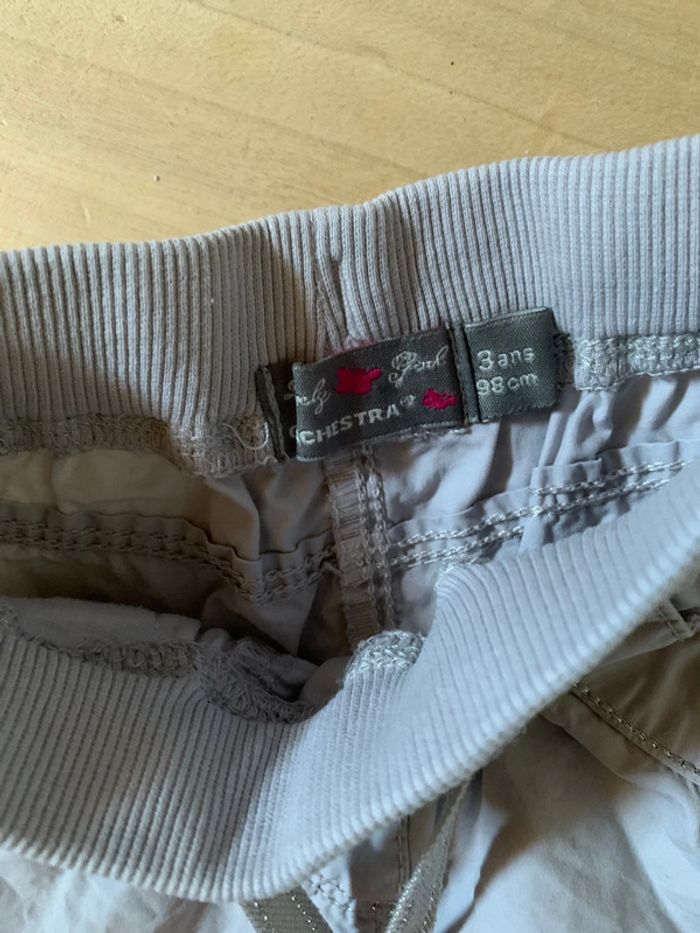 Pantalon fin gris très clair Orchestra 3 ans - photo numéro 3