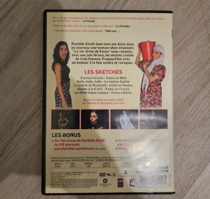 Dvd Rachida Kahlil "La vie rêvée de Fatna" 📀 - photo numéro 2