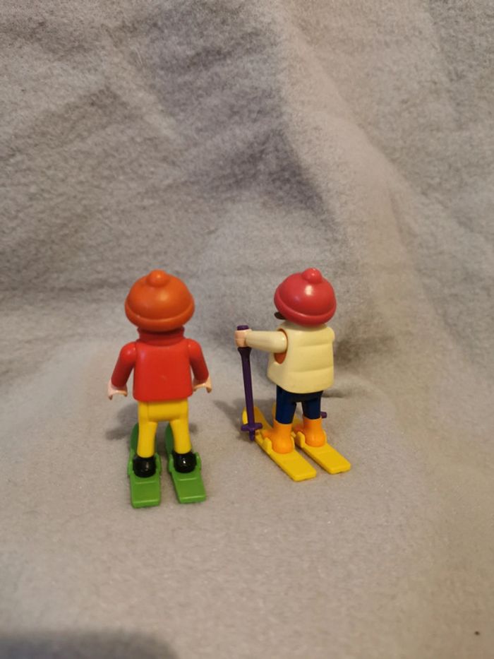 Playmobil enfants skieurs - photo numéro 2