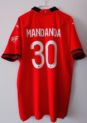 Maillot Rennes domicile 2023/2024 Mandanda XL neuf