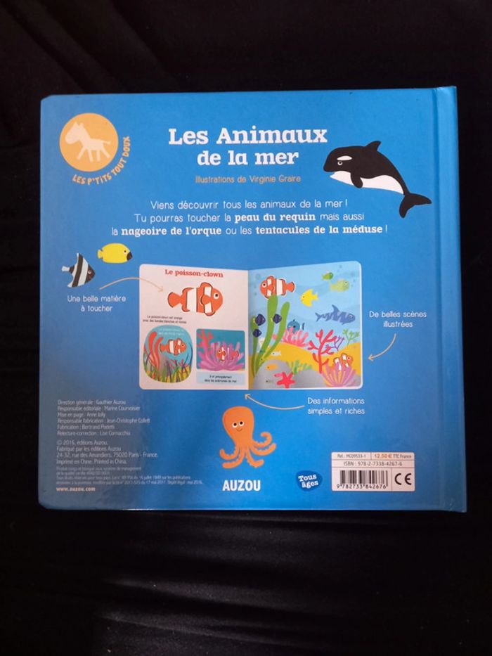 Livre sur les animaux de la mer - photo numéro 2