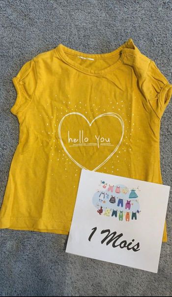 T Shirt 1 mois