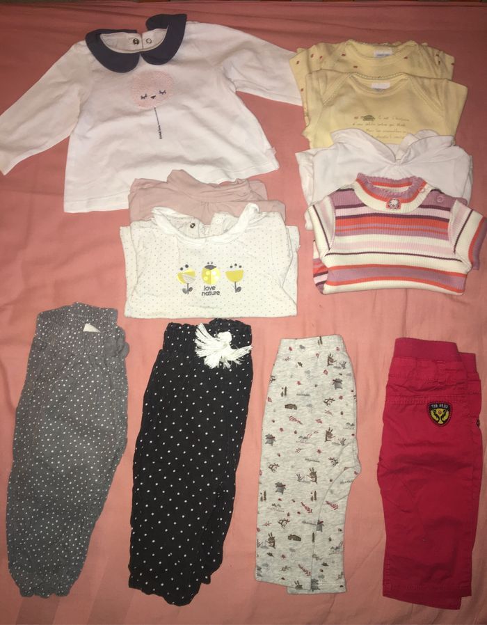 20 articles Fille 6 mois hiver ou demi-saison