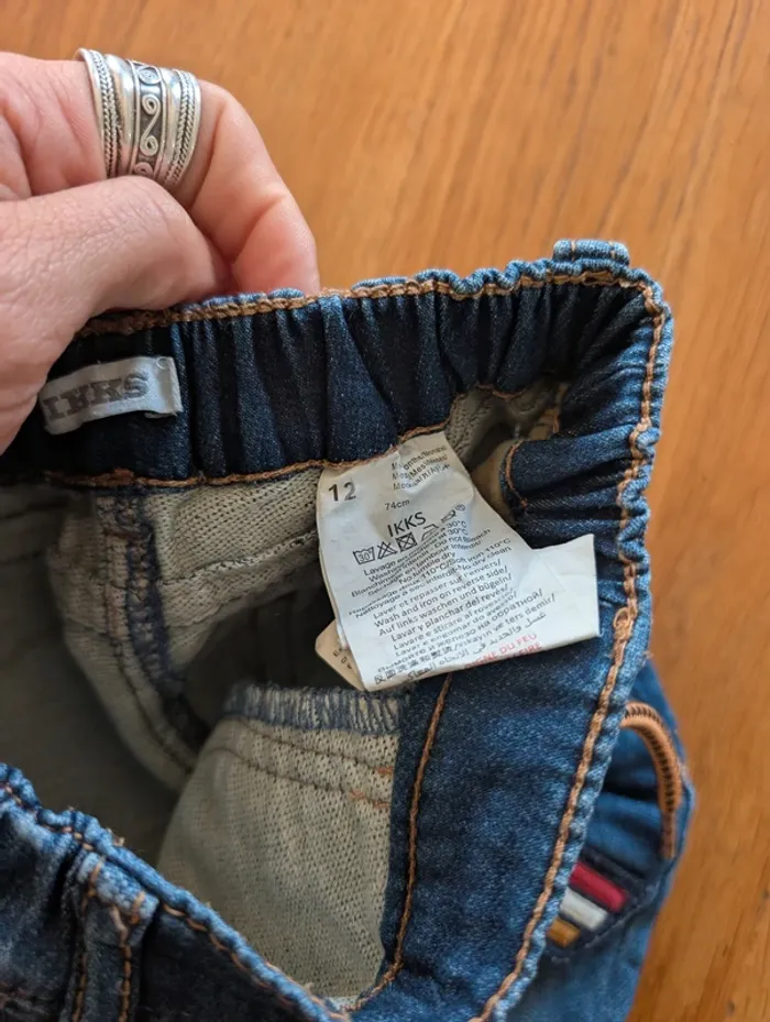 Jean IKKS neuf 12 mois garçon - photo numéro 4