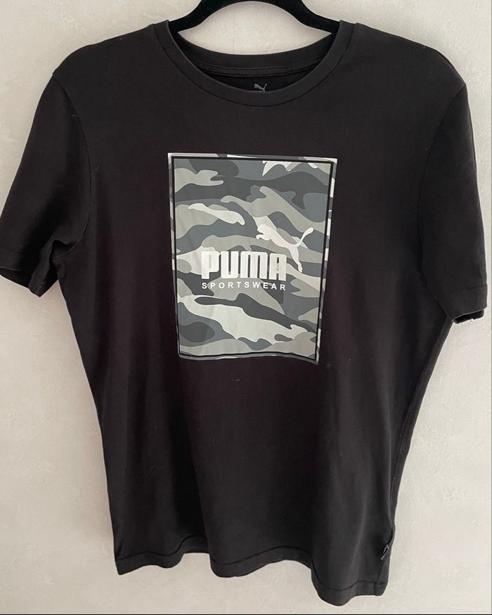 T-Shirt Puma Noir Taille S Homme Puma - photo numéro 4