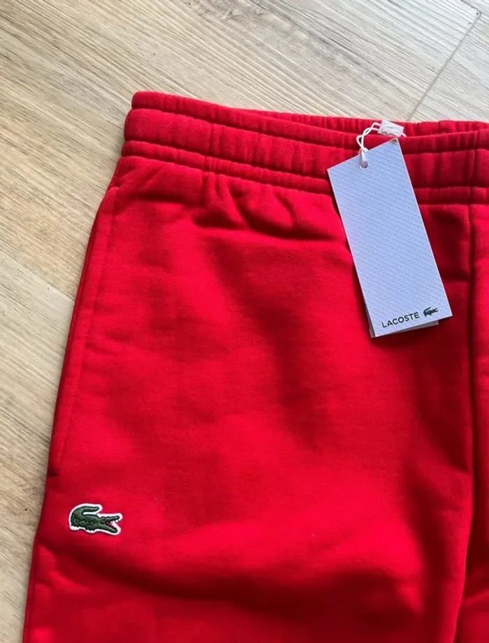 Jogging Lacoste XL Rouge - photo numéro 2