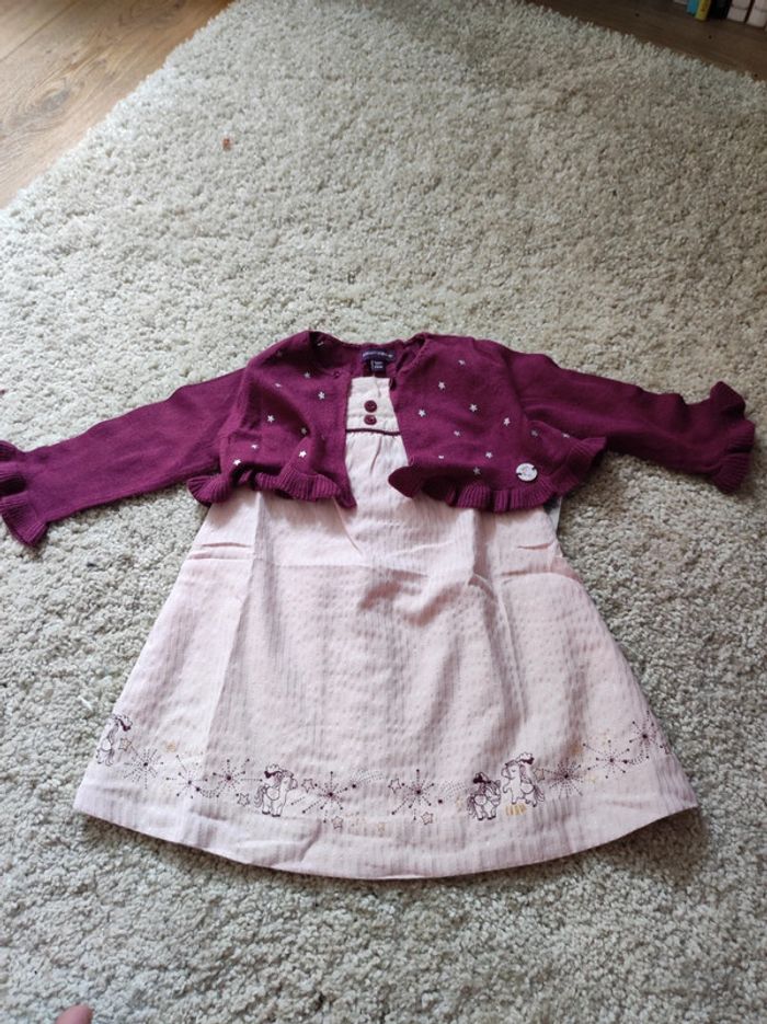 Ensemble gilet et robe