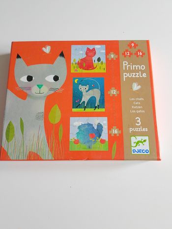 Primo puzzle les chats Djeco complet 
