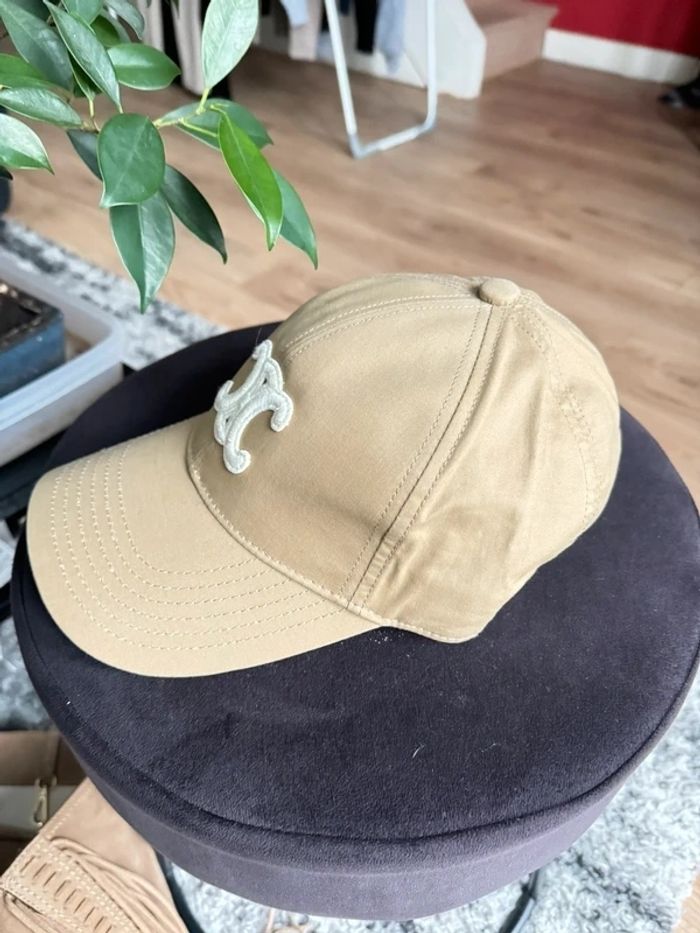 Casquette Celine beige - photo numéro 2