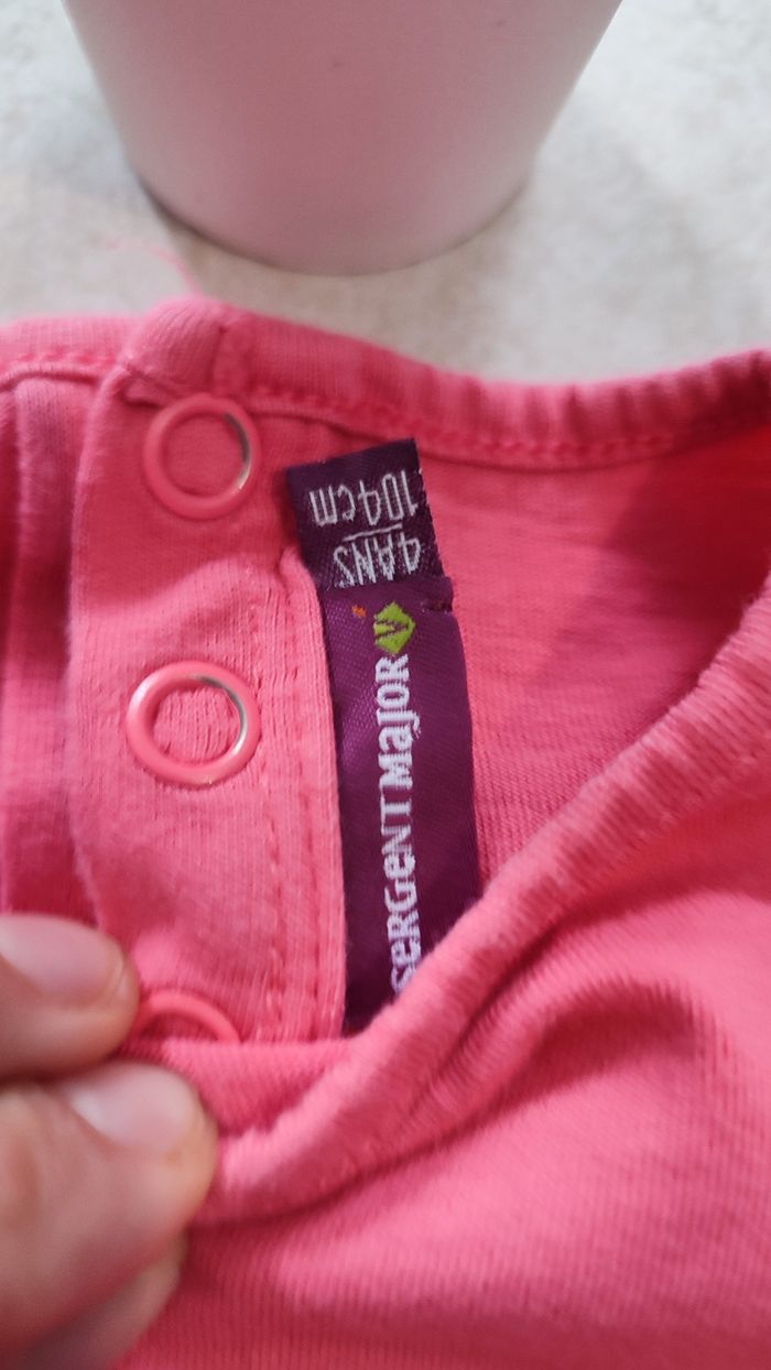 T-shirt manches longues 4 ans sergent major - photo numéro 4