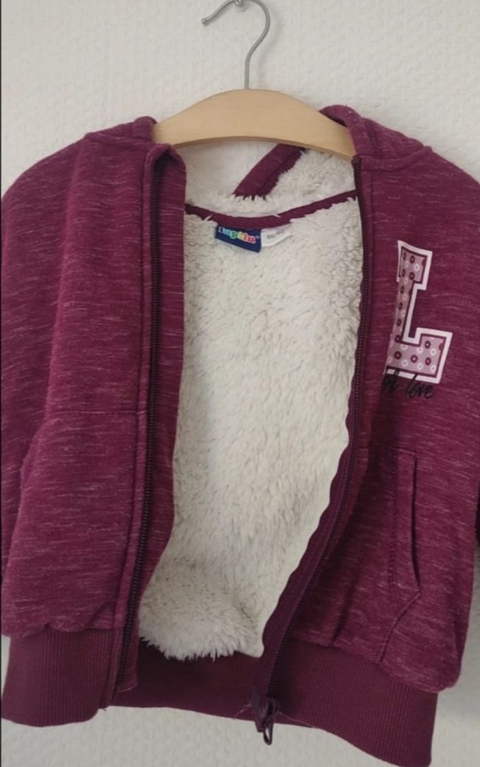 Veste à capuche doublée fourrure - photo numéro 3