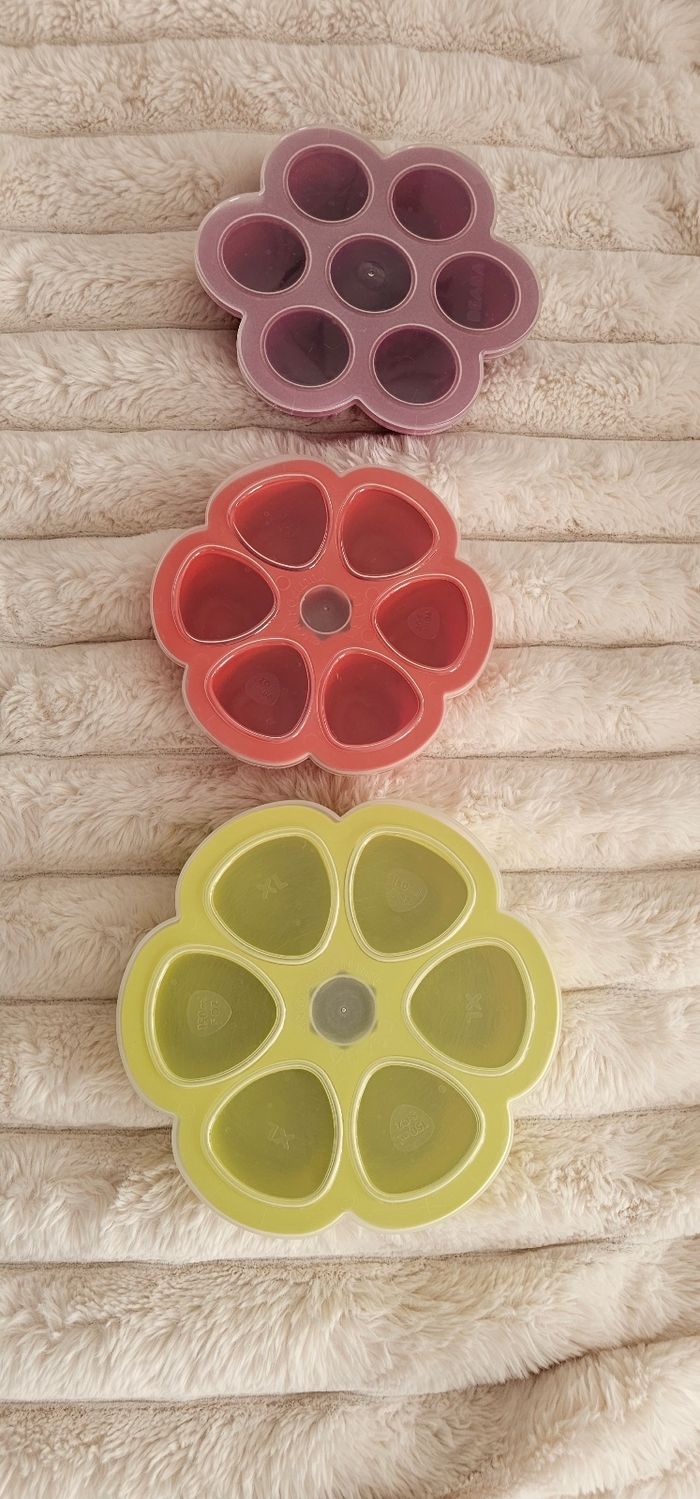 Lot de 3 fleurs 🌸 multiportions BEABA - photo numéro 5