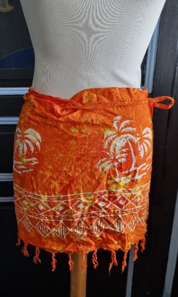 Paréo motif palmiers