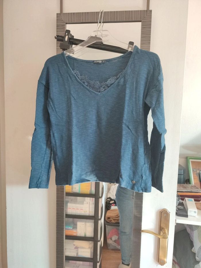 Pull léger manche longue