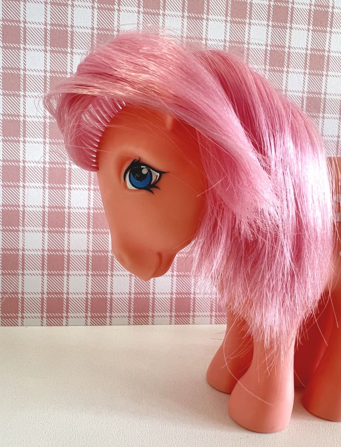 Figurine Mon Petit Poney Rose (Cotton Candy) G1 - photo numéro 7
