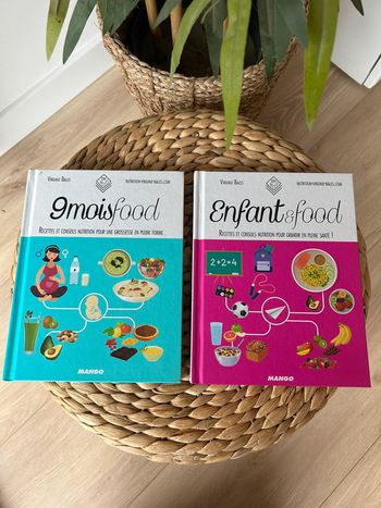 Lot de 2 livres food